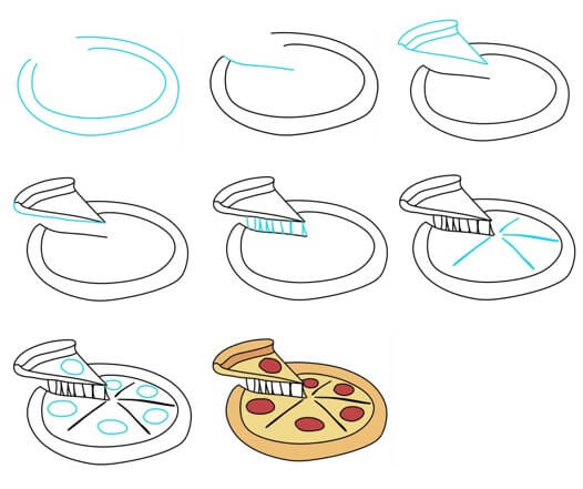 Pizza idea (5) Drawing Ideas