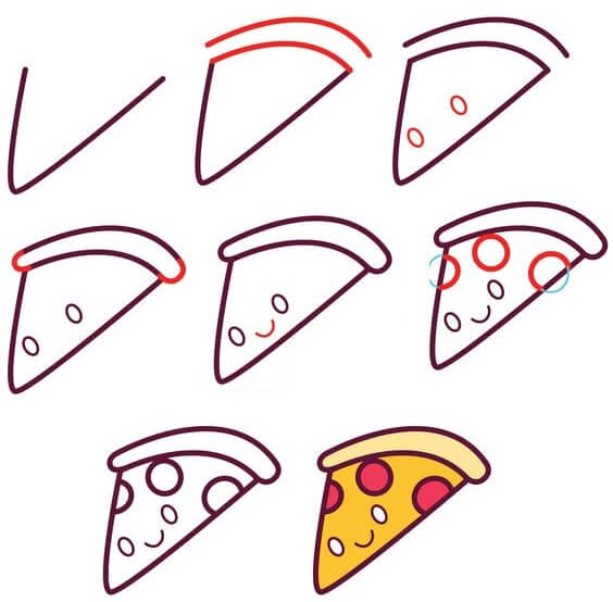 Pizza idea (7) Drawing Ideas