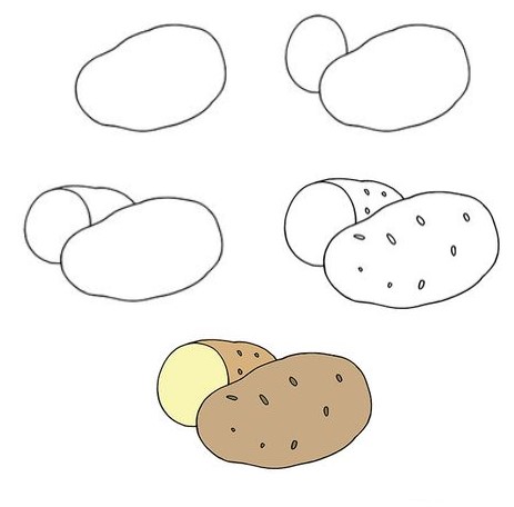 How to draw Potato idea 2