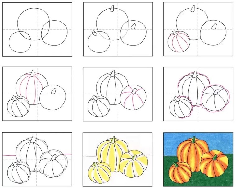 Pumpkin idea (11) Drawing Ideas