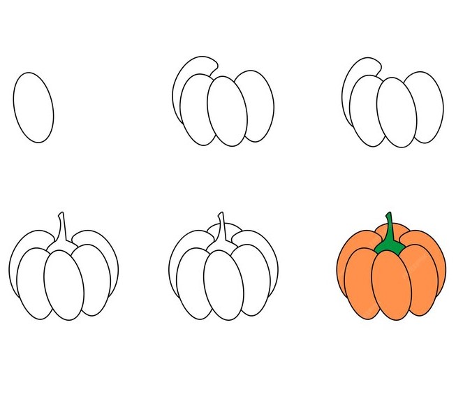 How to draw Pumpkin idea (12)