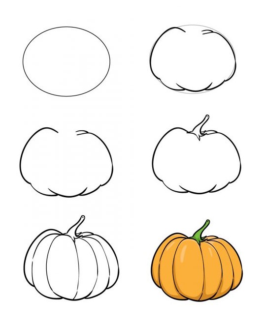 Pumpkin idea (2) Drawing Ideas