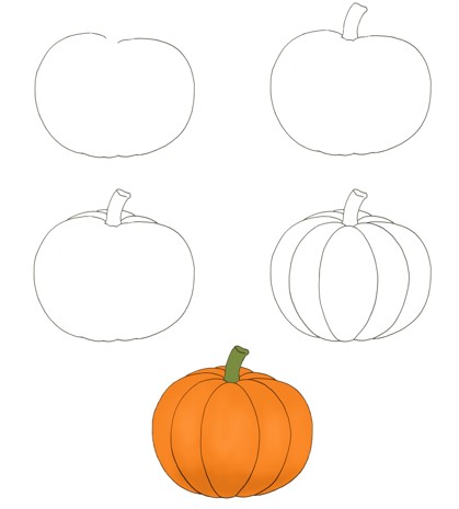 Pumpkin idea (9) Drawing Ideas