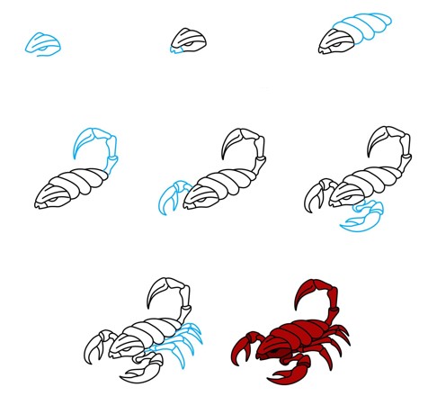 How to draw Scorpion idea (5)