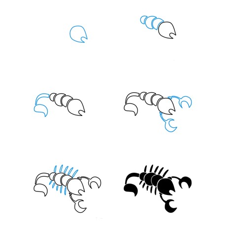 How to draw Scorpion idea (8)