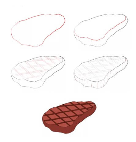 Steak idea 2 Drawing Ideas