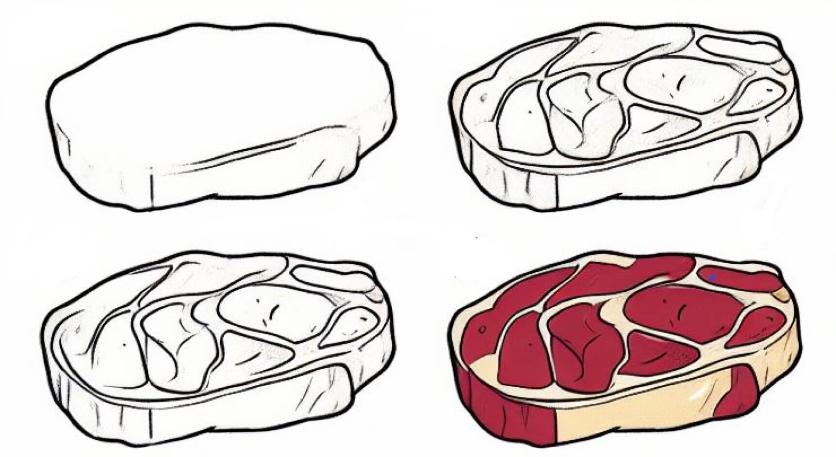 Steak idea 9 Drawing Ideas