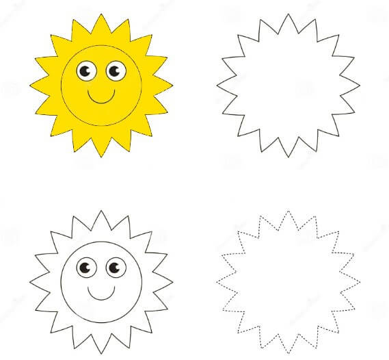 Sun smile (11) Drawing Ideas