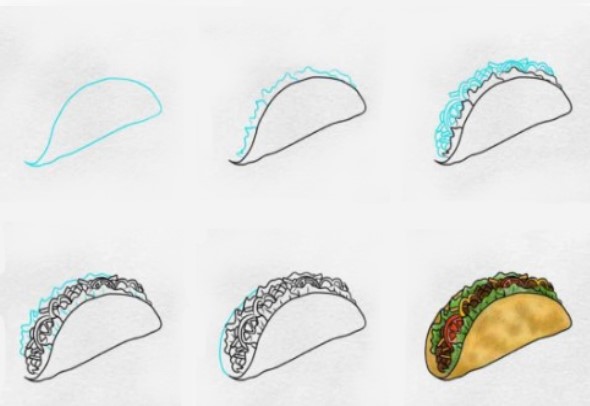 Tacos idea (4) Drawing Ideas