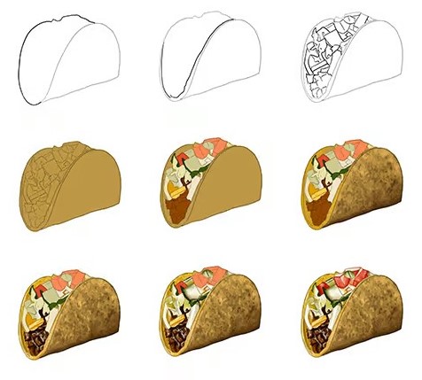 Tacos idea (5) Drawing Ideas