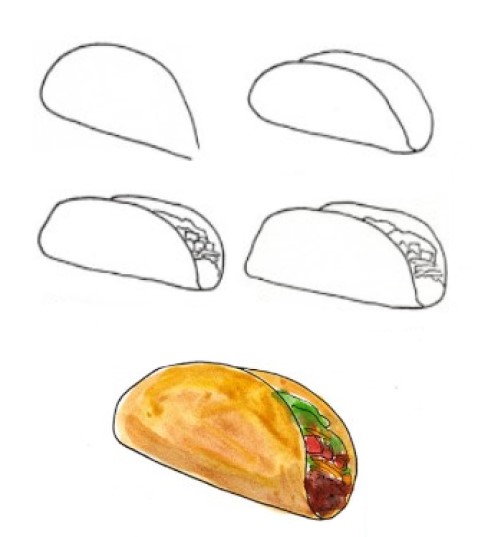 Tacos idea (6) Drawing Ideas