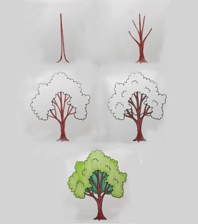 How to draw Tree idea (13)