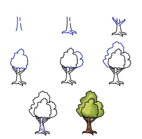 Tree idea (16) Drawing Ideas
