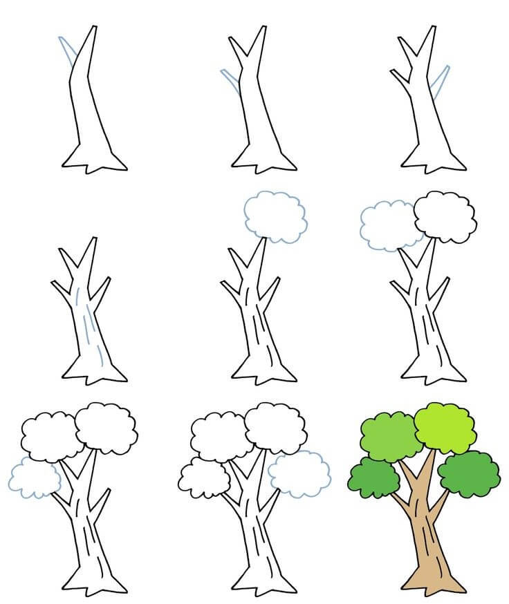 How to draw Tree idea (2)