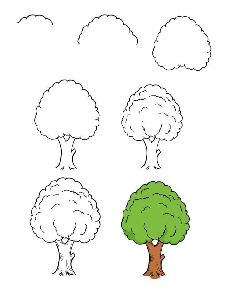 How to draw Tree idea (5)