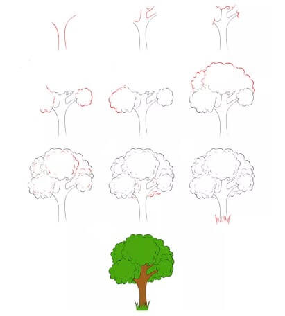 How to draw Tree idea (6)