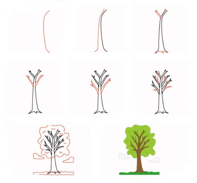 Tree idea (7) Drawing Ideas