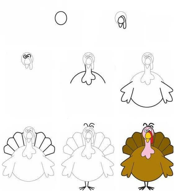 How to draw Turkey idea (20)