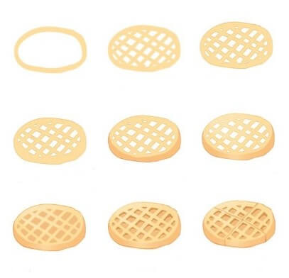 How to draw Waffle idea (2)