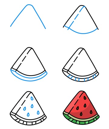 How to draw Watermelon idea (10)