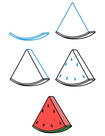 How to draw Watermelon idea (14)