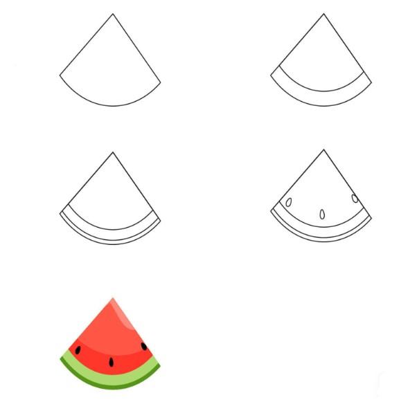 How to draw Watermelon idea (7)