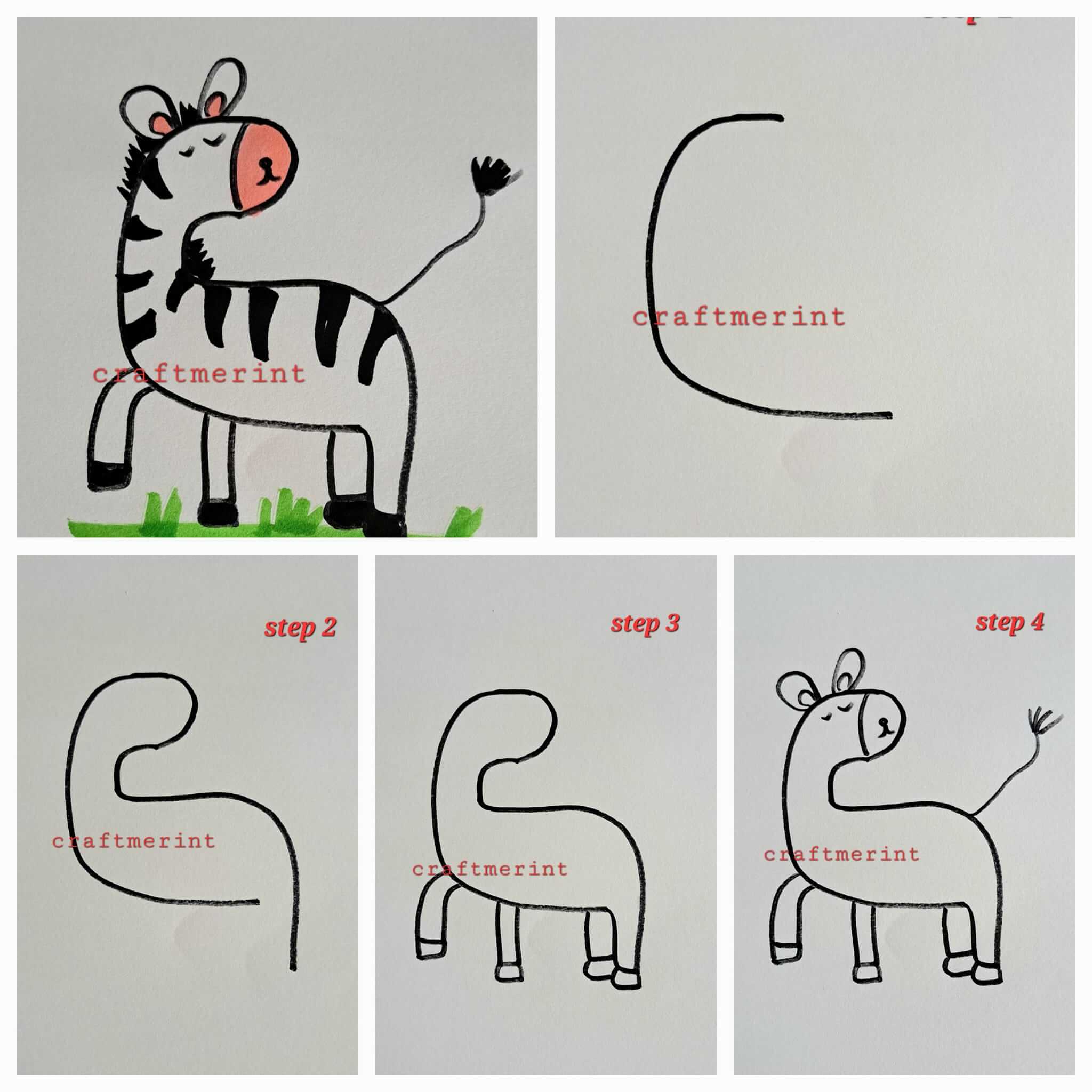 How to draw Zebra idea (33)