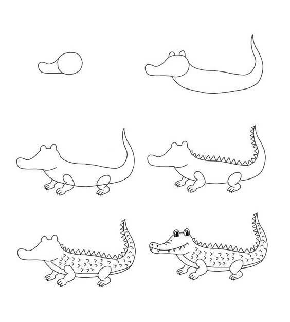 Alligator idea (1) Drawing Ideas
