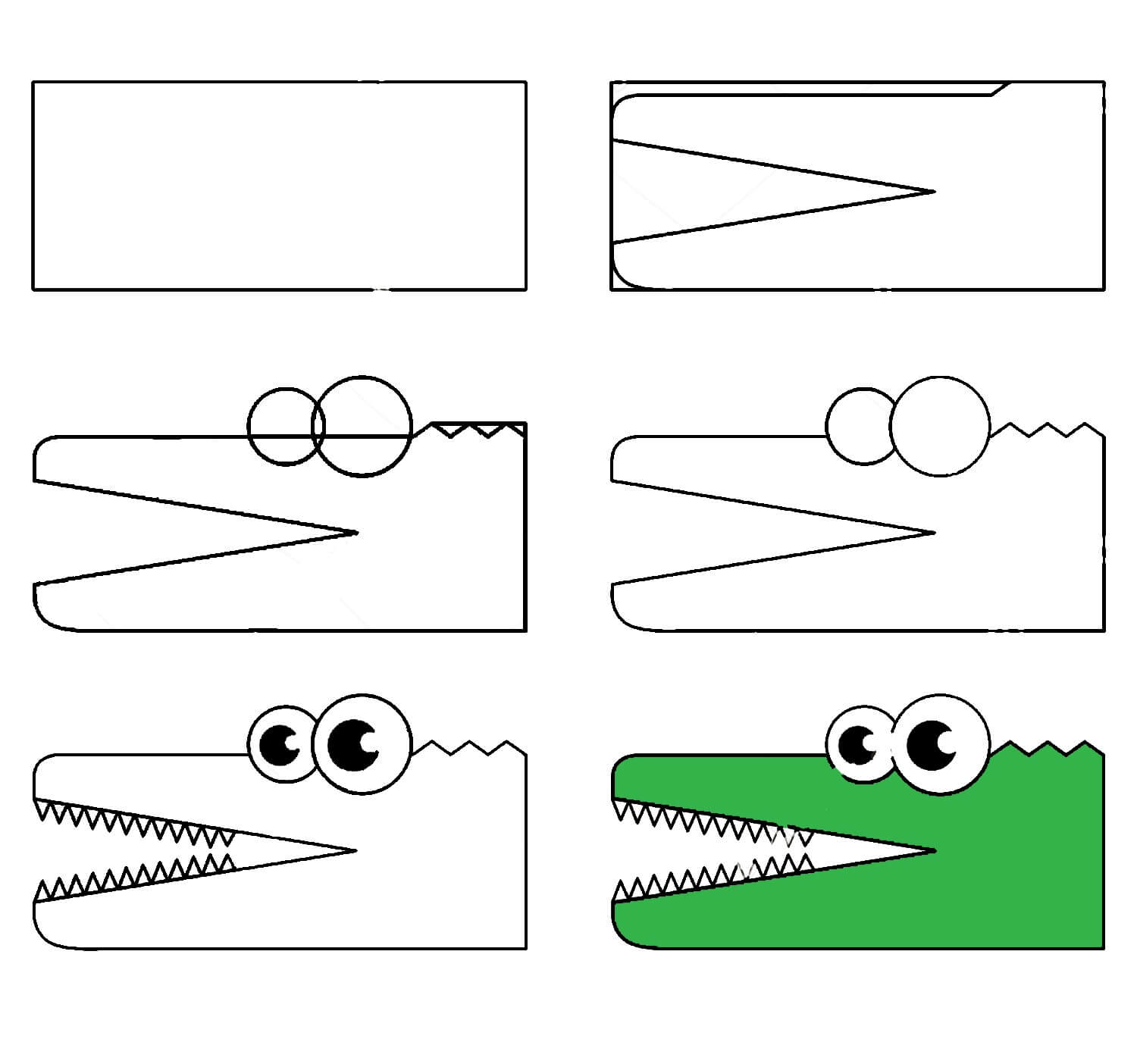 Alligator idea (10) Drawing Ideas