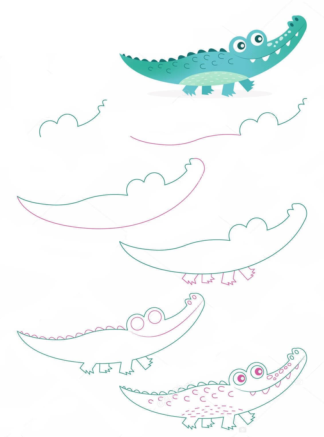Alligator idea (3) Drawing Ideas