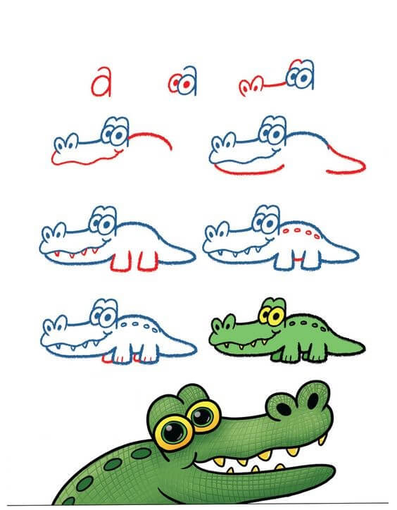 Alligator idea (4) Drawing Ideas