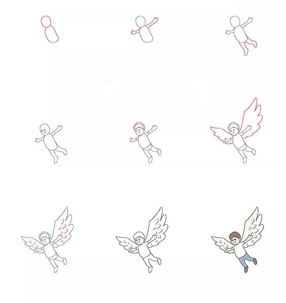 Angel idea (3) Drawing Ideas