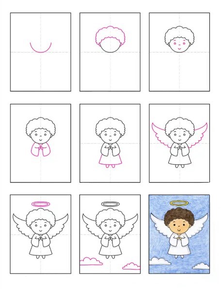 Angel idea (9) Drawing Ideas