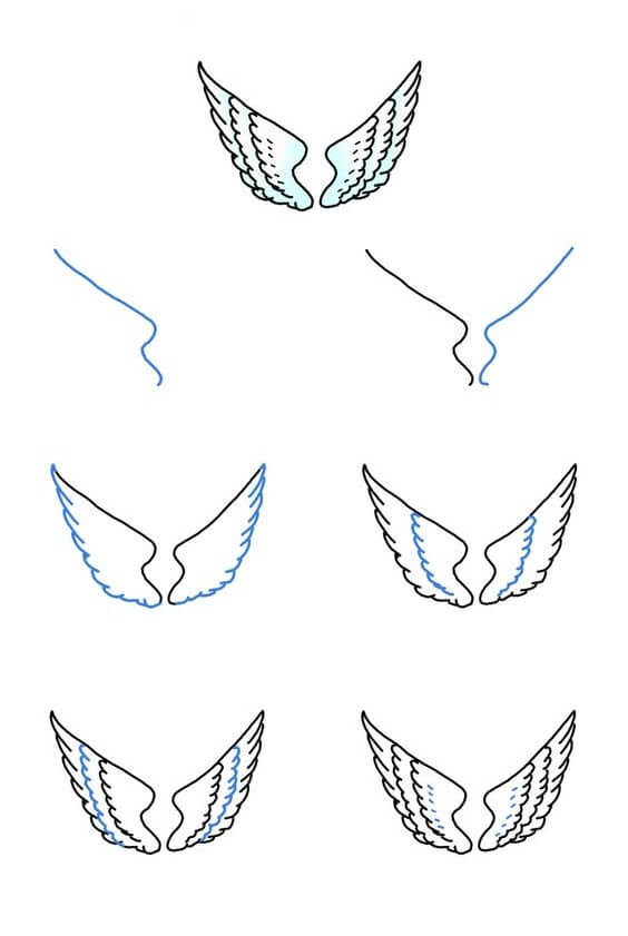Angel Wings idea (1) Drawing Ideas