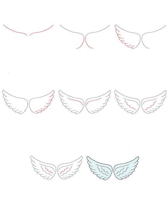 Angel Wings idea (4) Drawing Ideas