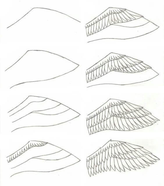 Angel Wings idea (5) Drawing Ideas
