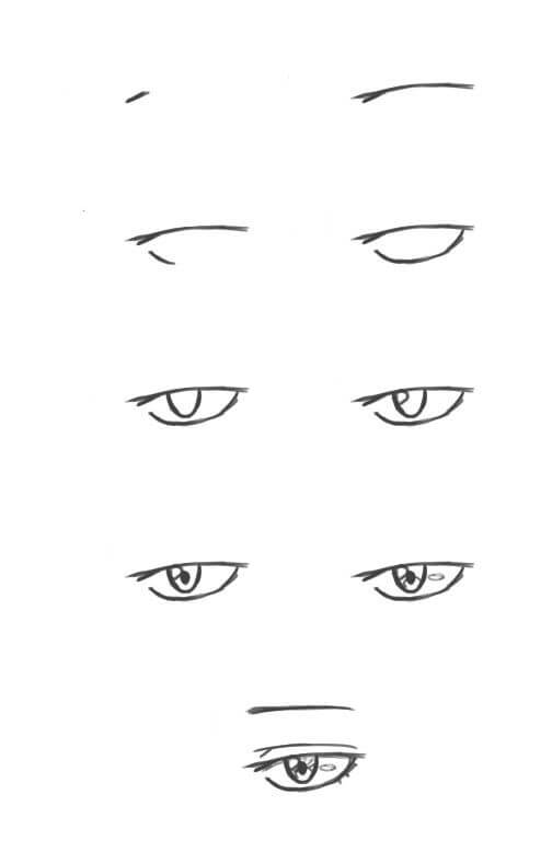 Anime eyes idea (2) Drawing Ideas