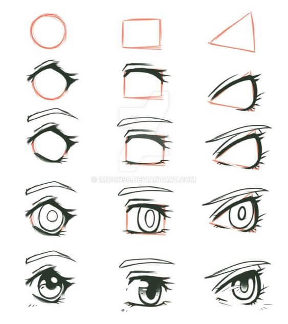 Anime eyes idea (6) Drawing Ideas
