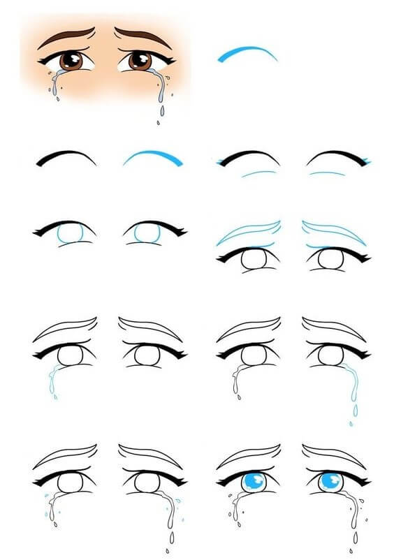Anime eyes idea (7) Drawing Ideas