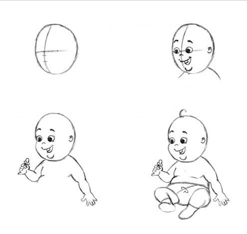 How to draw Baby idea (20)