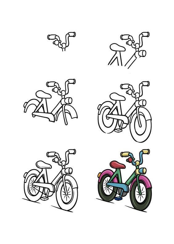 Bicycle idea (1) Drawing Ideas