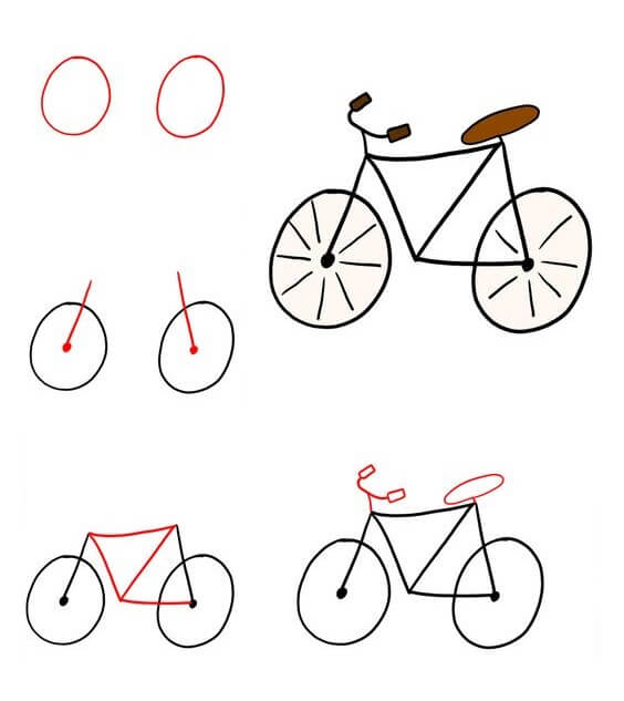 Bicycle idea (12) Drawing Ideas