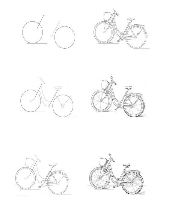 How to draw Bicycle idea (15)