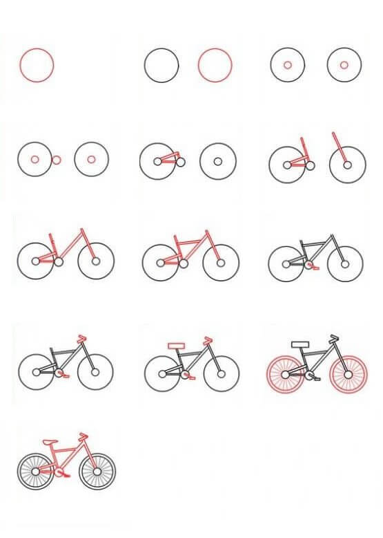 Bicycle idea (16) Drawing Ideas