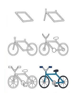 How to draw Bicycle idea (17)