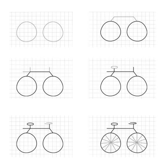 How to draw Bicycle idea (19)