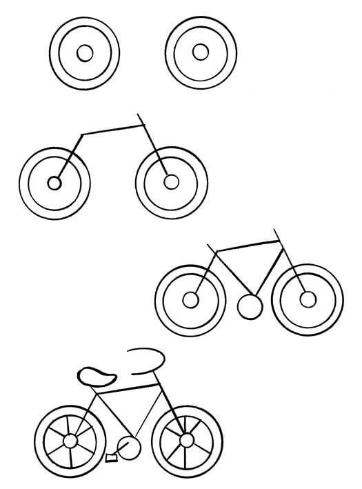 How to draw Bicycle idea (20)