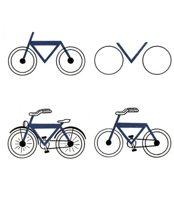 How to draw Bicycle idea (29)