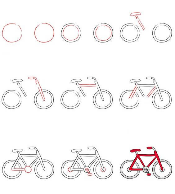 Bicycle idea (30) Drawing Ideas