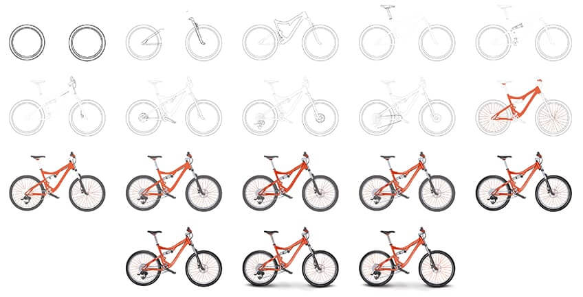 How to draw Bicycle idea (31)